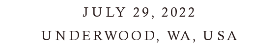 July 29, 2022  Underwood, WA, USA